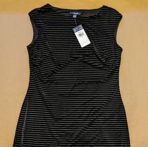 Last chance!! NWT Chaps Black Velvet Dress Size 8